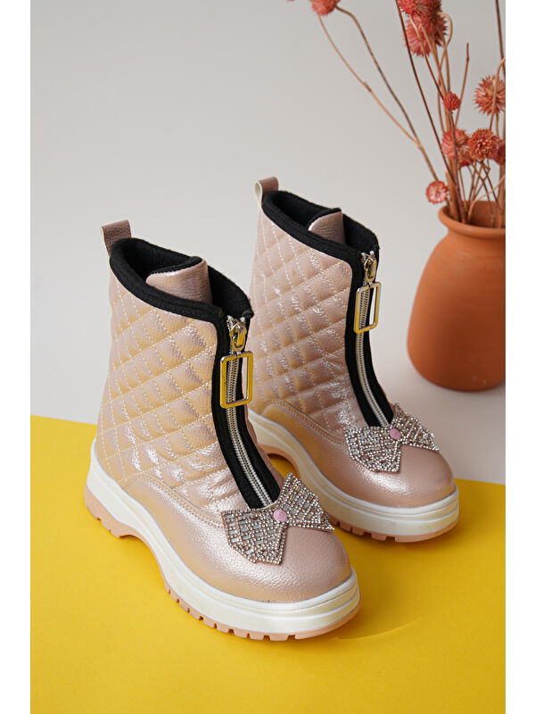 D083 Günlük Ortopedik Kız Çocuk Soğuk Geçirmez Bot - Görsel 3