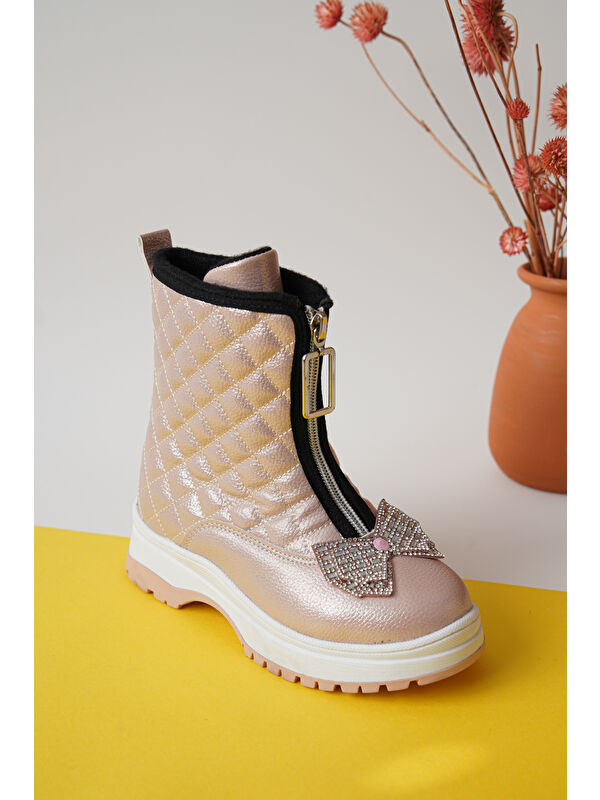 D083 Günlük Ortopedik Kız Çocuk Soğuk Geçirmez Bot - Görsel 4