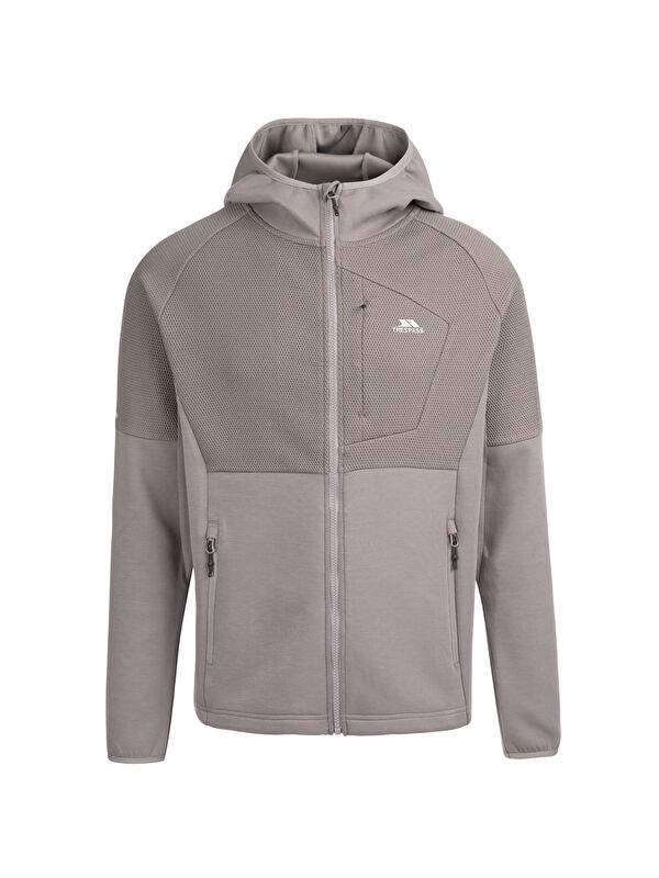 Trespass Bani - Active Top Erkek Outdoor Fermuarlı Kapüşonlu Sweatshirt