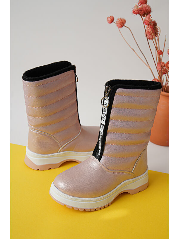 D078 Günlük Ortopedik Kız Çocuk Soğuk Geçirmez Bot - Görsel 5