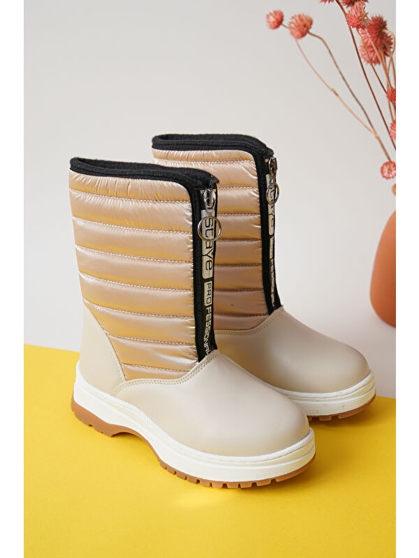 D078 Günlük Ortopedik Kız Çocuk Soğuk Geçirmez Bot - Görsel 4