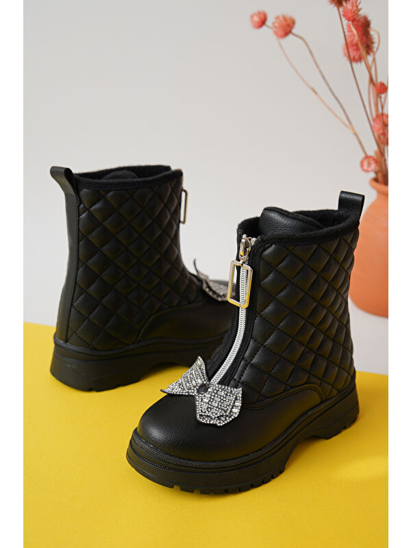 D083 Günlük Ortopedik Kız Çocuk Soğuk Geçirmez Bot - Görsel 4