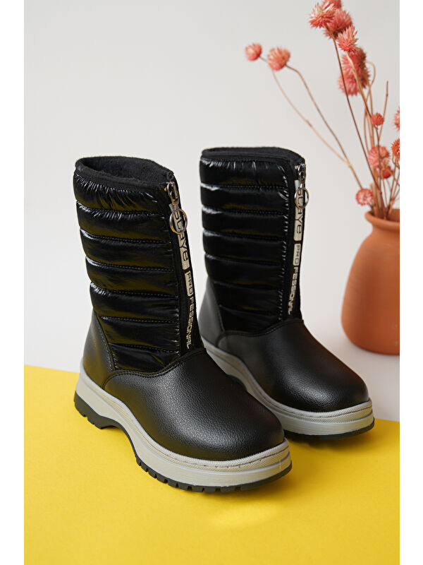 D078 Günlük Ortopedik Kız Çocuk Soğuk Geçirmez Bot - Görsel 3