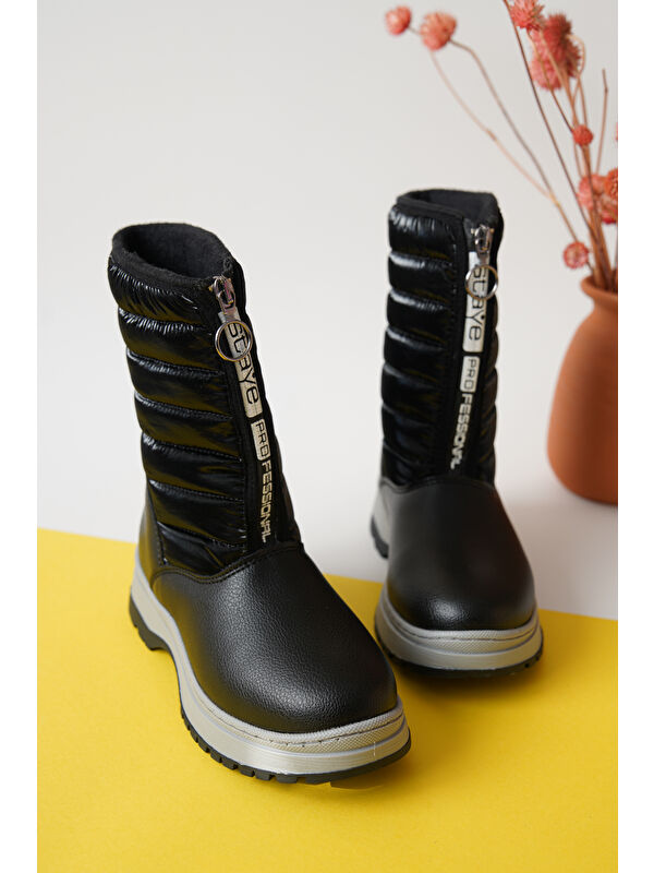 D078 Günlük Ortopedik Kız Çocuk Soğuk Geçirmez Bot - Görsel 4