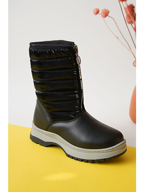 D078 Günlük Ortopedik Kız Çocuk Soğuk Geçirmez Bot - Görsel 5