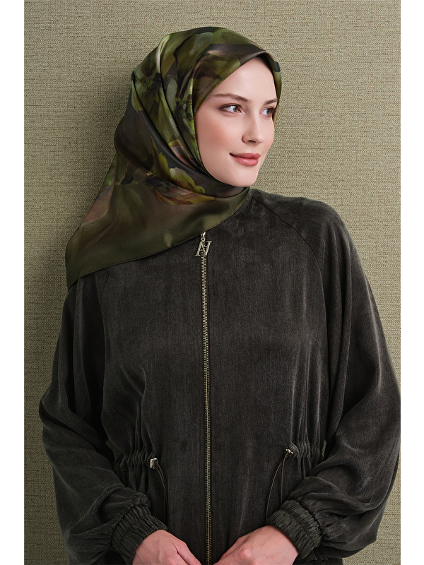 ARMİNE Saf İpek Twill Eşarp 9611D 05