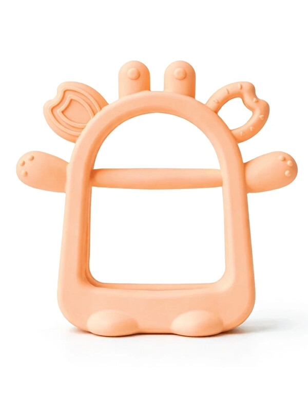 Babyjem Silikon Kolay Kavrama Diş Kaşıyıcı Soft Somon