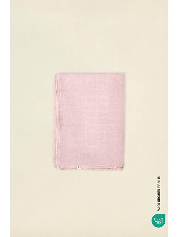 İrya BebeMarin Çok Amaçlı Müslin Örtü 120x120 Pembe