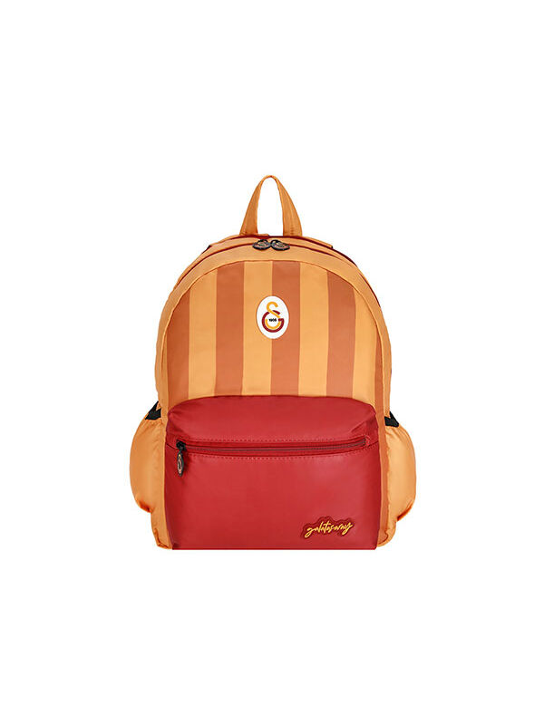 Galatasaray Sarı Çubuklu Paraşüt Kumaş Sırt Çantası 25513