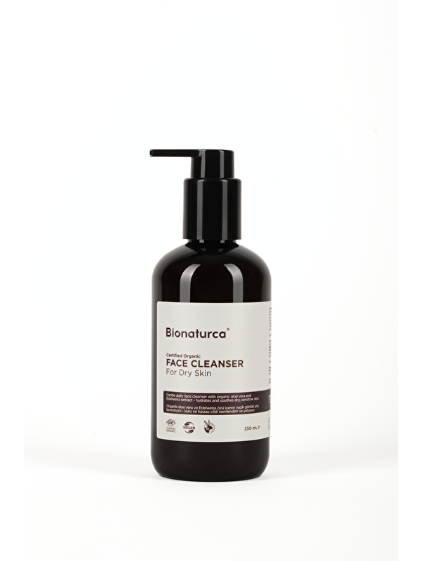 Bionaturca Organik Sertifikalı Kuru Ciltler İçin Yüz Temizleme Jeli 250 ml l-