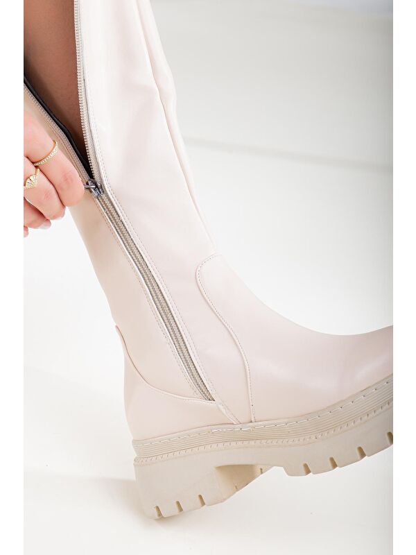 D9500 Ürün Soğuk Geçirmez Kadın Kışlık Çizme - Görsel 5