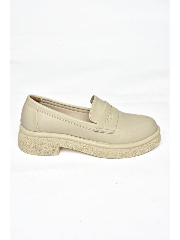 Fox Shoes S9963100 Bej Kadın Ayakkabı