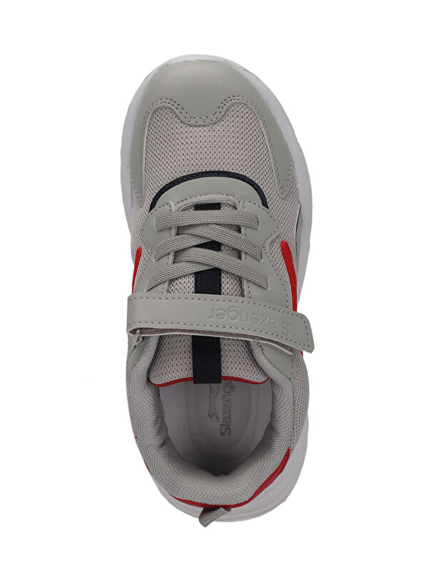 PESO I Erkek Çocuk Cırt Cırtlı Gri Sneaker - Görsel 6