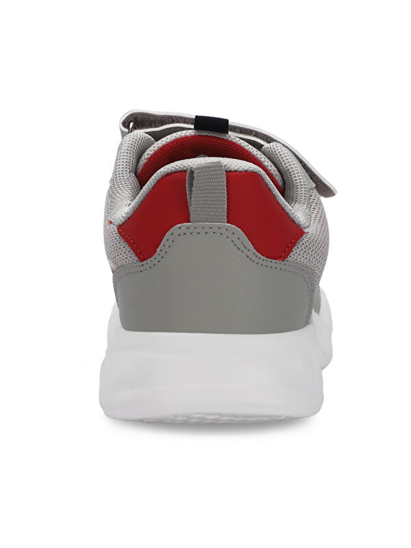 PESO I Erkek Çocuk Cırt Cırtlı Gri Sneaker - Görsel 7