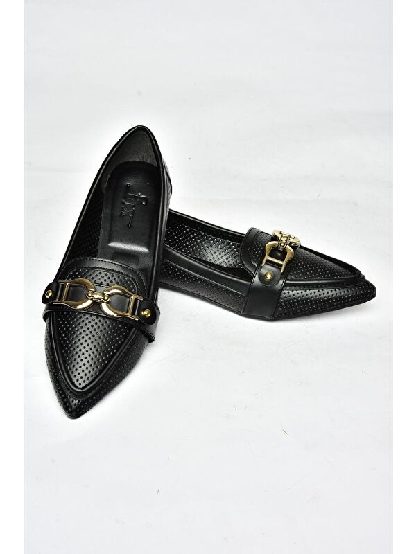 S3140265 Siyah Kadın Ayakkabı - Görsel 4