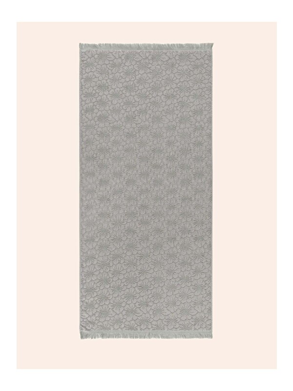 İrya Hibisca %100 Pamuk Plaj Havlu 80x170 cm Fresh Mint