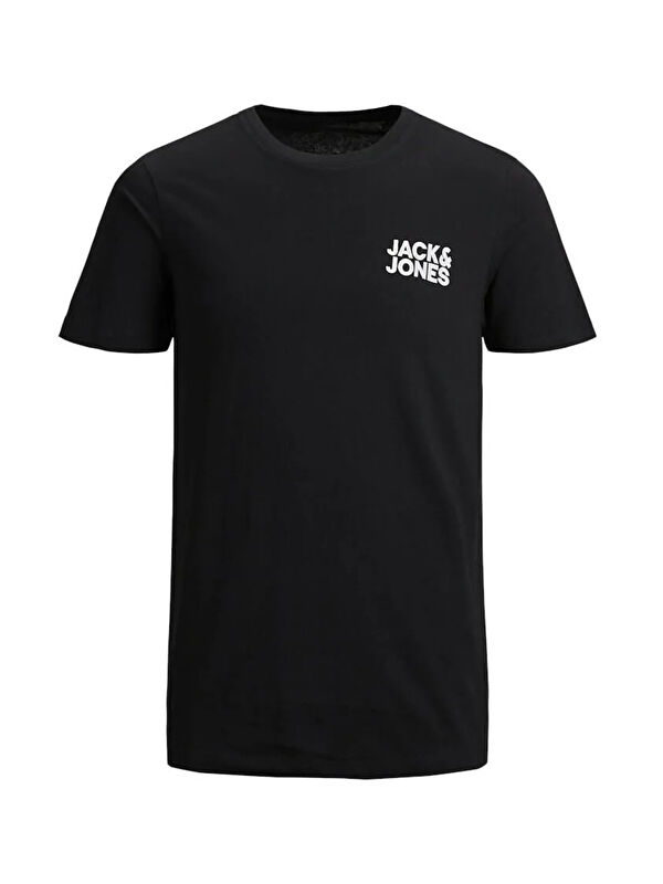 Jack & Jones Baskılı Büyük Beden Esnek ve Yumuşak Pamuklu Jjecorp Erkek T Shirt 12158505