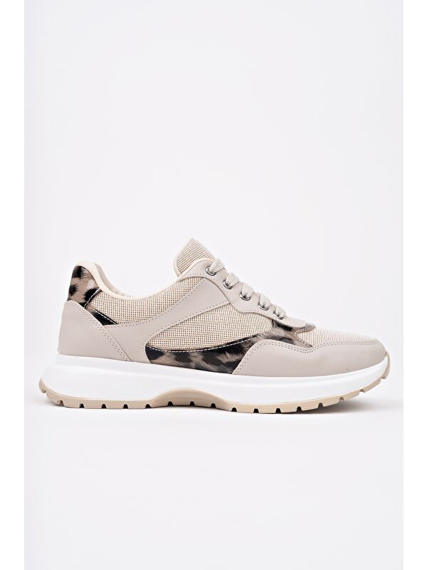 MELODY Kadın Kalın Taban Günlük Desenli Bağcıklı Sneaker Spor Ayakkabı - Görsel 2