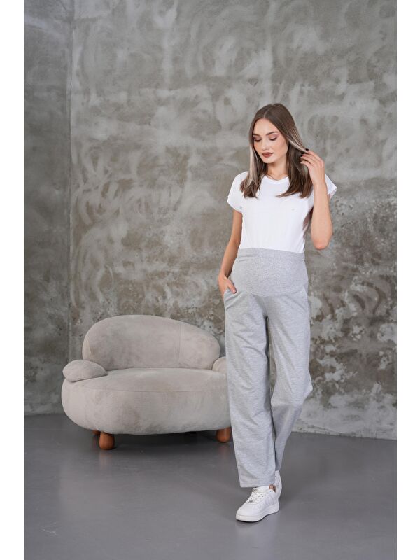 MİSS DÜNYA LİSSA Mom Fit Hamile & Lohusa Eşofman Altı