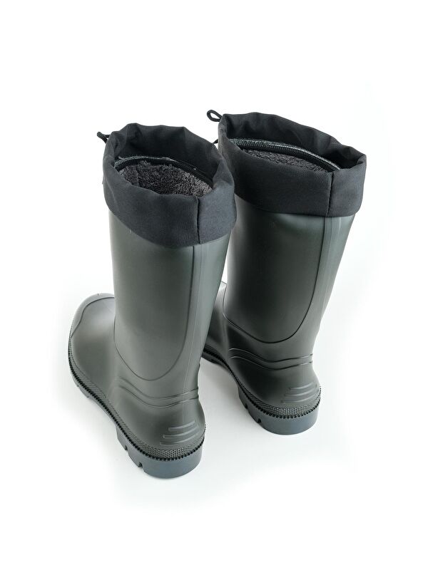 Kışlık Bağcıklı İçi Kürklü Su Geçirmez Erkek Çizme - Görsel 5