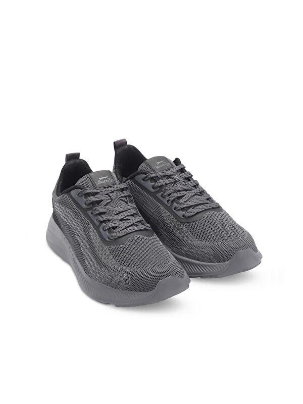 Erkek Sneaker Ayakkabı Koyu Gri - Görsel 3