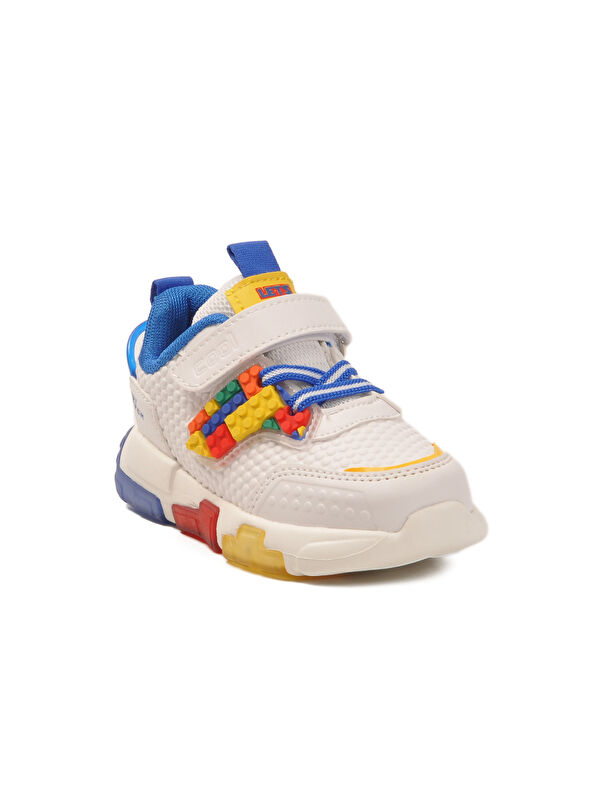 Saks Cırtlı Işıklı Hafif Bebek Spor Ayakkabı Heros B - Görsel 3