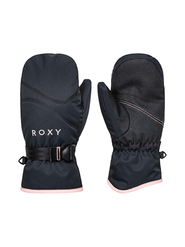 Roxy Jetty Solid Mitt Kız Çocuk Siyah Eldiven