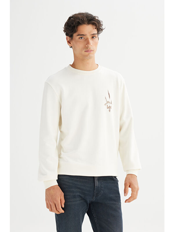 Lee Regular Fit Bisiklet Yaka Sweatshirt
