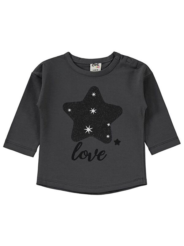 Civil Baby Yıldız Baskılı 6-18 Ay Sweatshirt