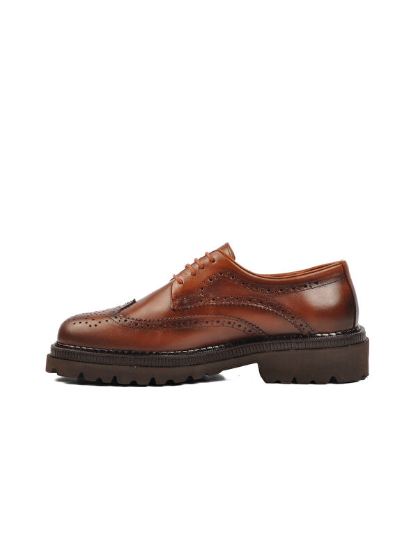 Taba Hakiki Deri Erkek Klasik Ayakkabı Premium 260 M - Görsel 3