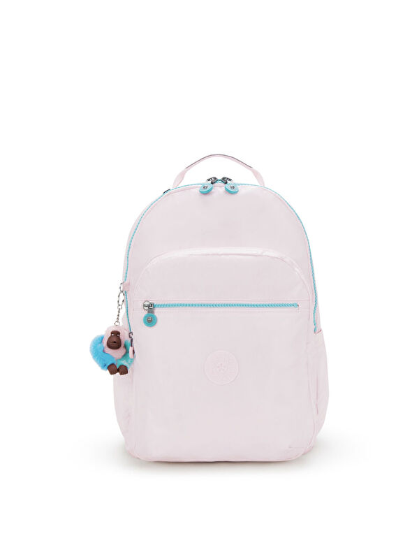 Kipling Seoul Lap Okul Çantası Sea Pink Met KI713552J