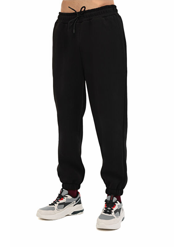 Kinetix MB 22OVERSN326 5PR Siyah Erkek Jogger Eşofman Altı