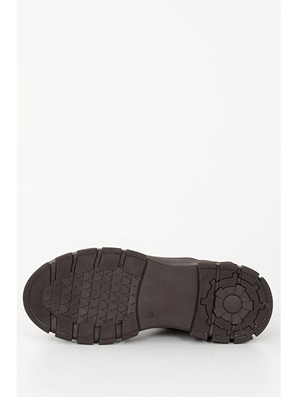 TABA Hakiki Deri Yuvarlak Burun Kadın Günlük Chelsea Bot 52411 - Görsel 8