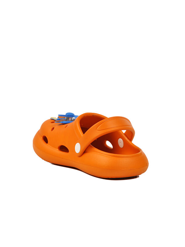 Turuncu Kız Çocuk Sabo Terlik Yumurcak - Görsel 5