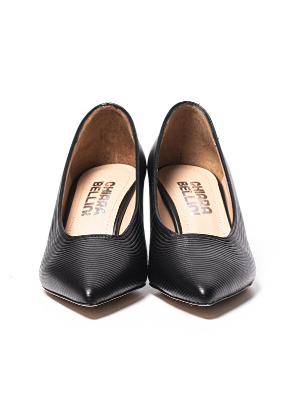 Chiara Bellini Siyah Chiara Bellini Stiletto 9841 Kadın Topuklu/ 152 Leather