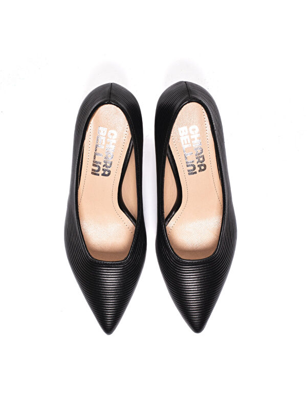 Chiara Bellini Siyah Chiara Bellini Stiletto 9841 Kadın Topuklu/ 152 Leather
