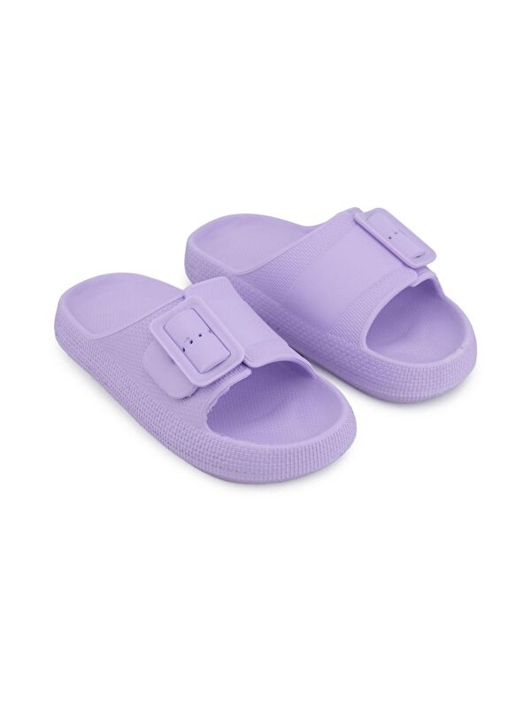 Kadın Yazlık Tek Toka Ayarlanabilir Eva Banyo Bahçe Havuz Plaj Terlik - Görsel 4