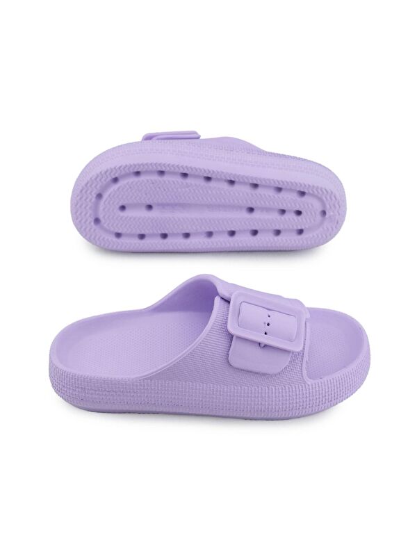 Kadın Yazlık Tek Toka Ayarlanabilir Eva Banyo Bahçe Havuz Plaj Terlik - Görsel 6