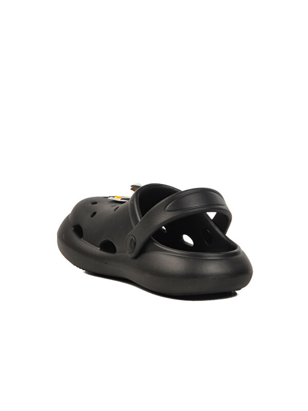 Siyah Kız Çocuk Sabo Terlik Yumurcak - Görsel 5