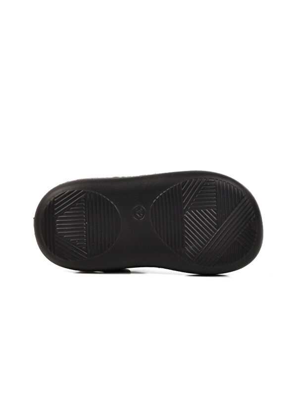 Siyah Kız Çocuk Sabo Terlik Yumurcak - Görsel 6