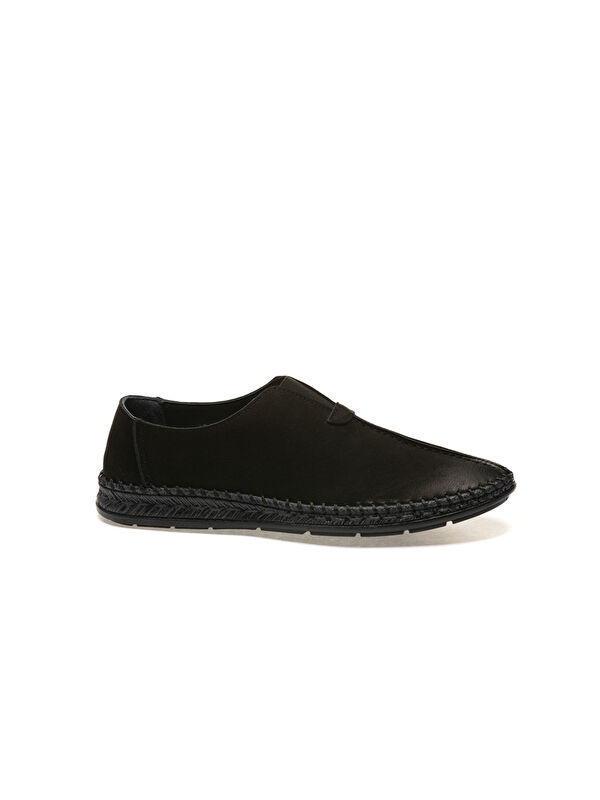 John May Erkek Sneaker ( Günlük) KA-S304 SYH Siyah Nubuk