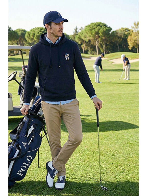 Buratti Pamuklu Regular Fit Kanguru Cepli Kapüşonlu Sweat 6141006B