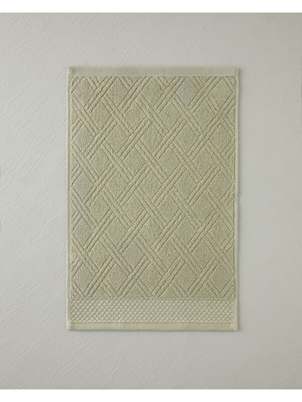English Home Chic Diamond Pamuk El Havlusu 30x45 cm Açık Yeşil