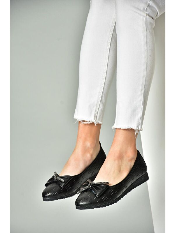 S3147041 Siyah Kadın Ayakkabı - Görsel 7