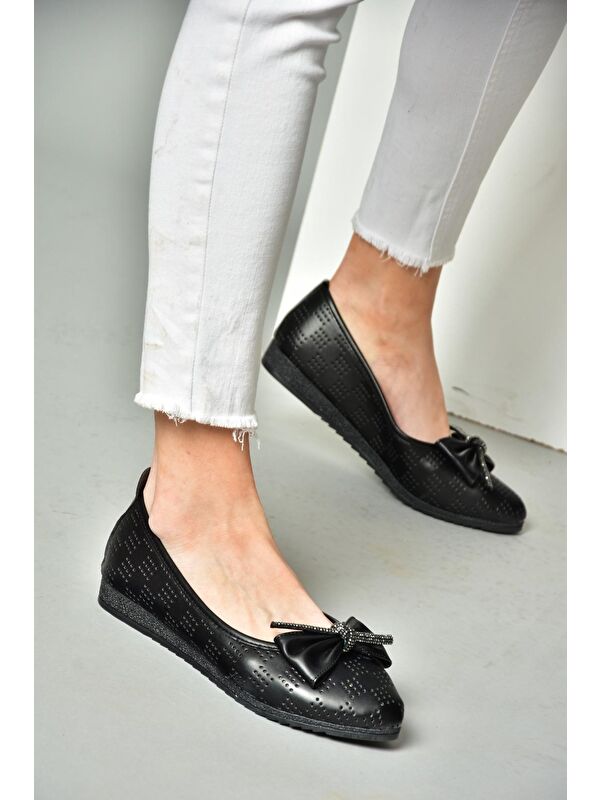 S3147041 Siyah Kadın Ayakkabı - Görsel 9