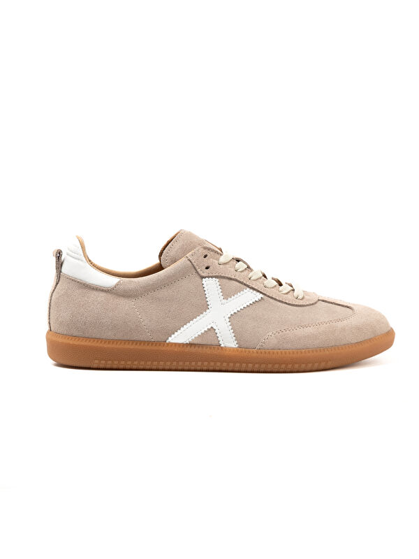 John May Erkek Sneaker ( Günlük) RC-25Y-088-M-VADE Bej Süet-Beyaz Cilt
