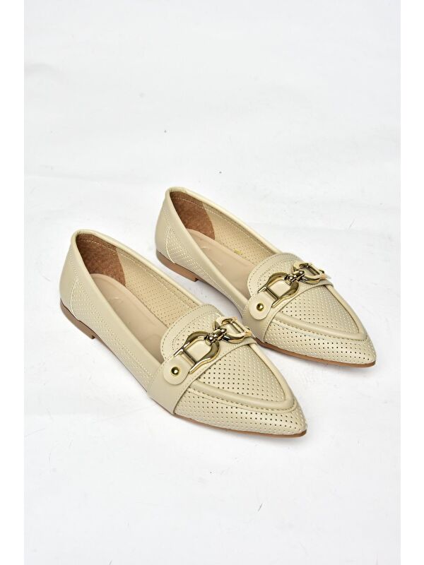 S3140265 Bej Kadın Ayakkabı - Görsel 4