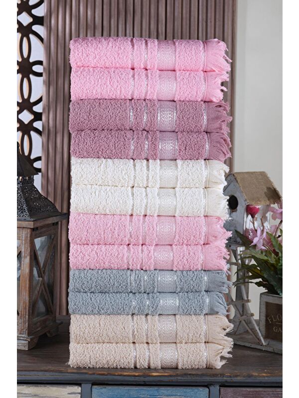 Zeynep Tekstil Helen 12'li El&Yüz Havlu Seti
