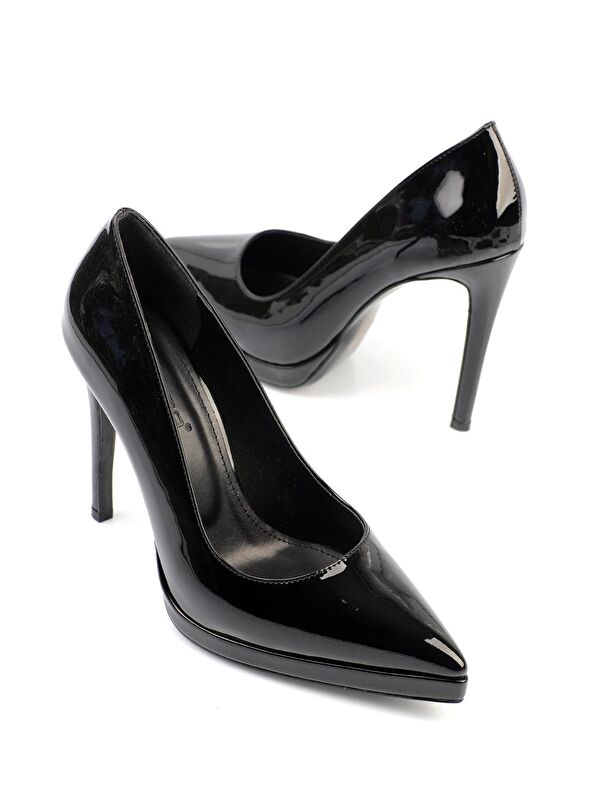 Sivri Burunlu Platform Yüksek Topuklu Kadın Ayakkabı - Görsel 3