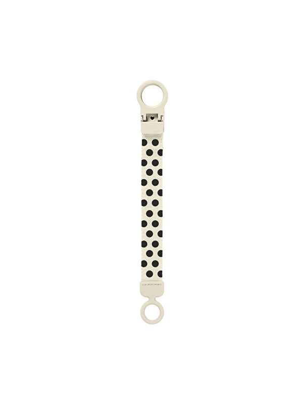 Bibs Studio Loop Emzik Askısı Polka- Ivory Black